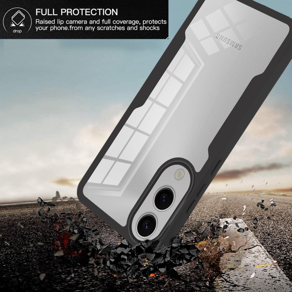  Samsung Galaxy S25 Edge Skal 360 Hybrid Defense Svart