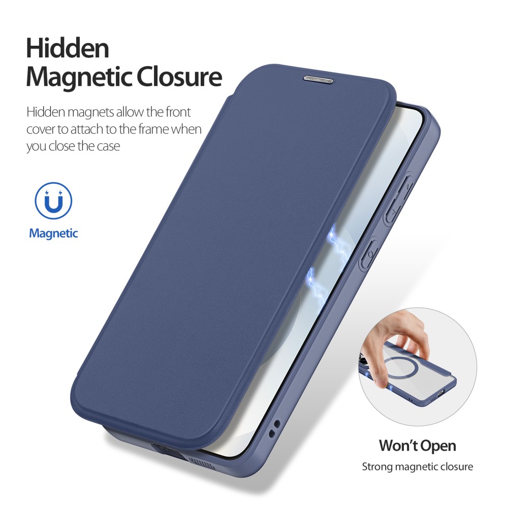 DUX DUCIS DUX DUCIS Galaxy S25 Edge Fodral MagSafe Skin X Pro Blå