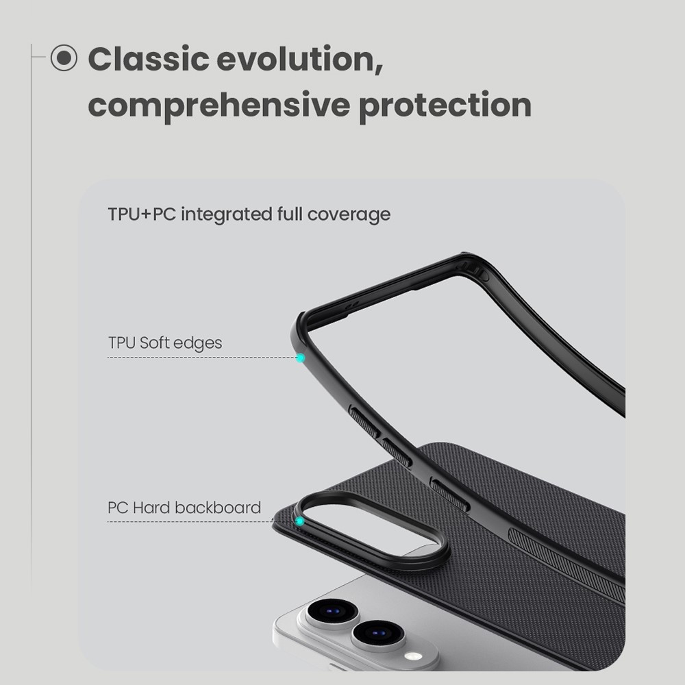 NILLKIN NILLKIN Samsung Galaxy S25 Edge Skal Frosted Shield Blå