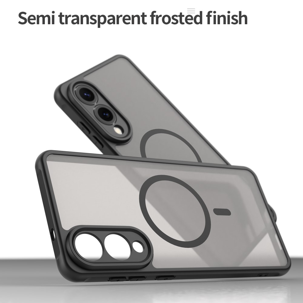  Samsung Galaxy S25 Edge Skal MagSafe Hybrid Svart