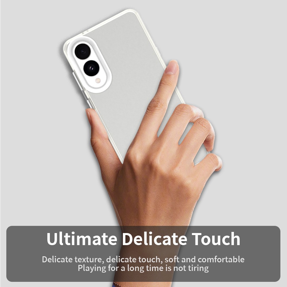  Samsung Galaxy S25 Edge Skal Slim Matt Vit