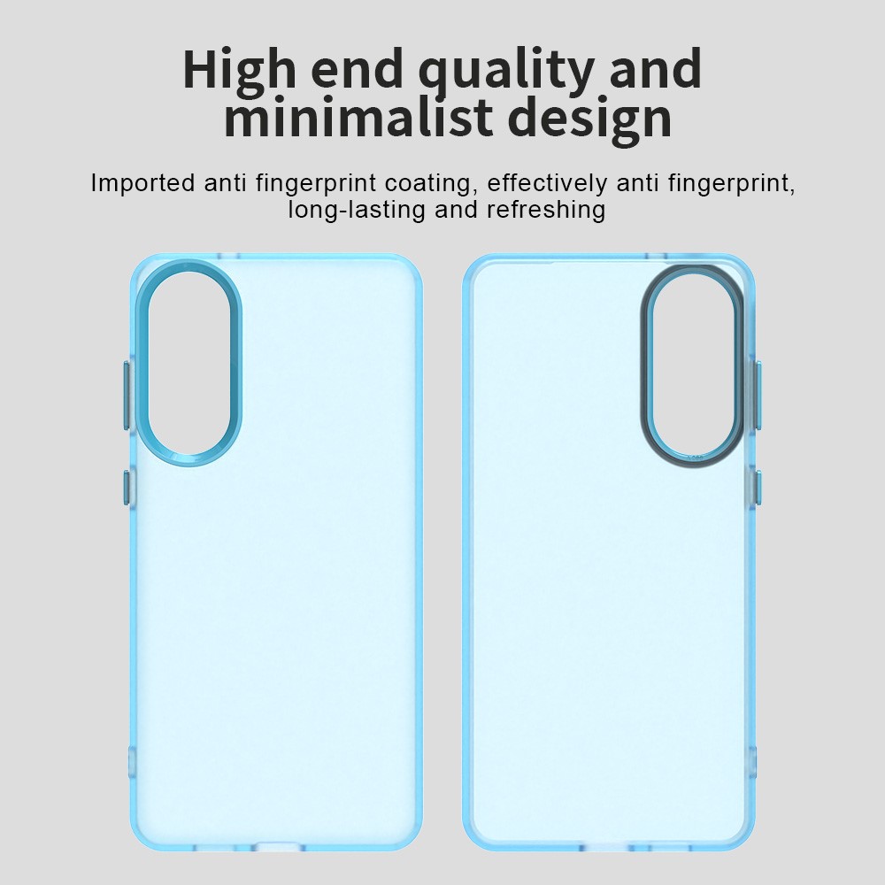  Samsung Galaxy S25 Edge Skal Slim Matt Blå