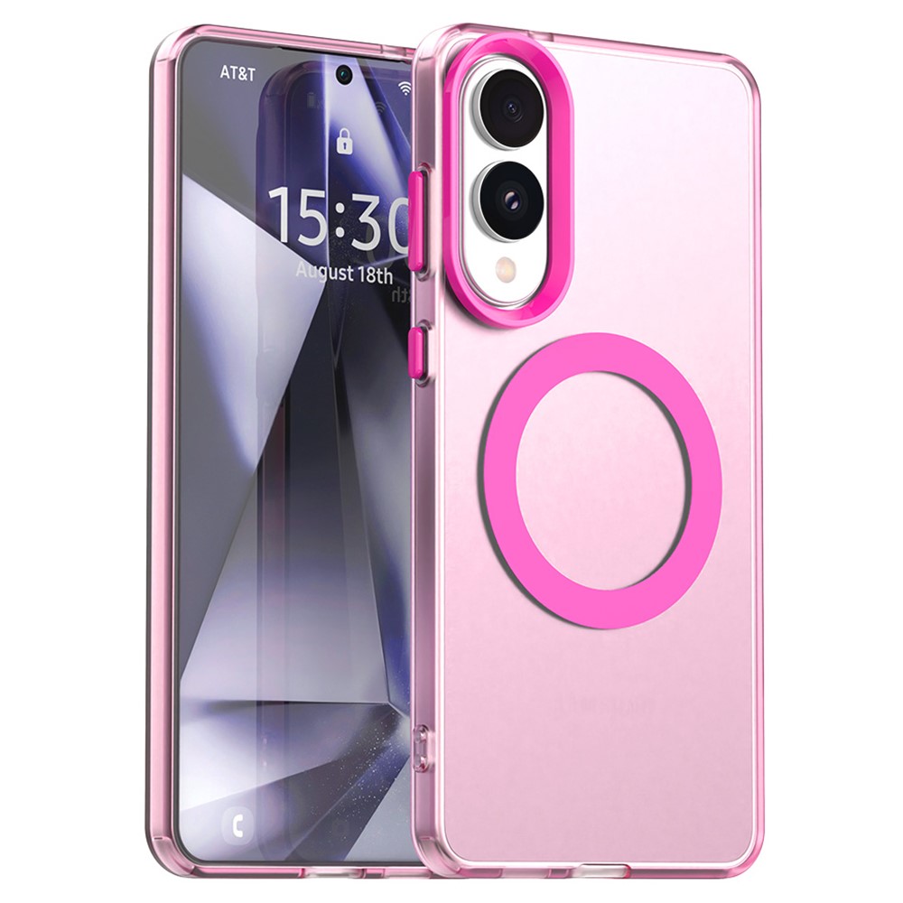  Samsung Galaxy S25 Edge Skal MagSafe Slim Matt Rosa