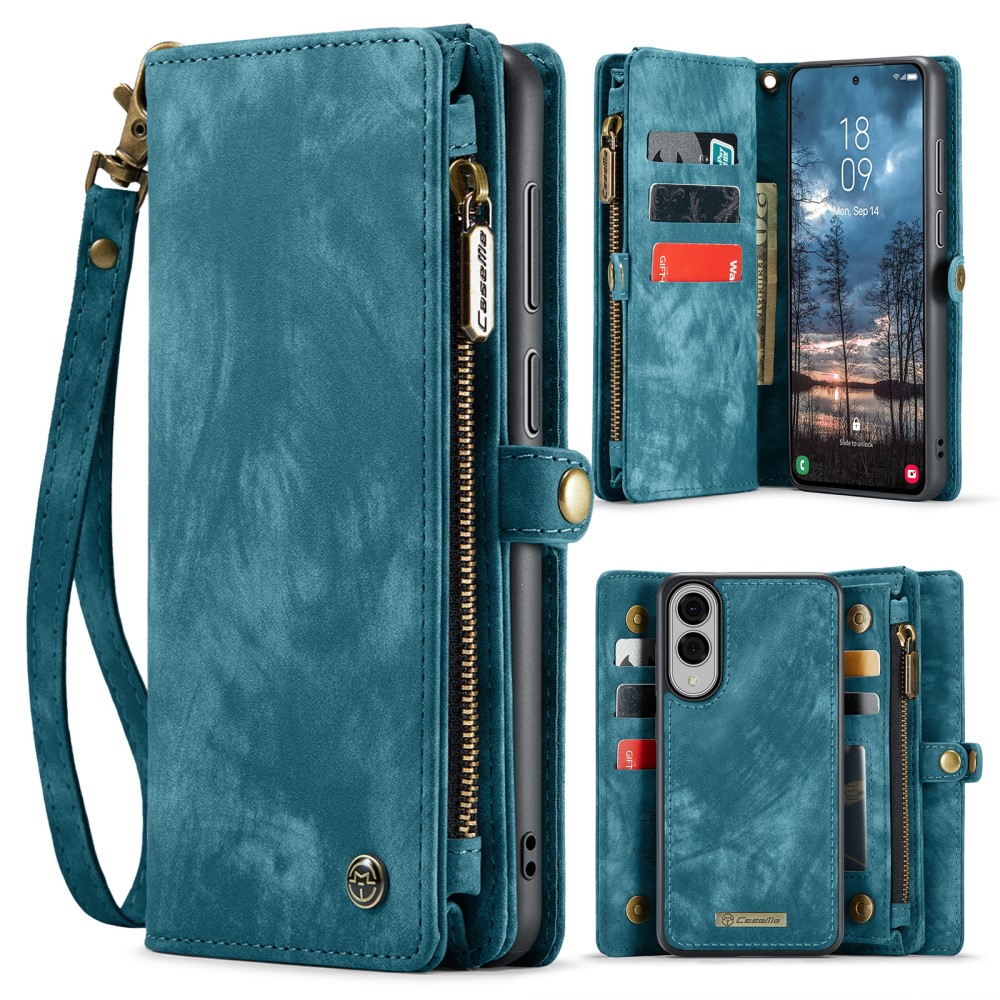 CASEME CASEME Samsung Galaxy S25 Edge Fodral Multifuntionell Blå