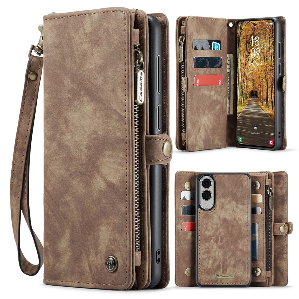 CASEME CASEME Samsung Galaxy S25 Edge Fodral Multifuntionell Brun