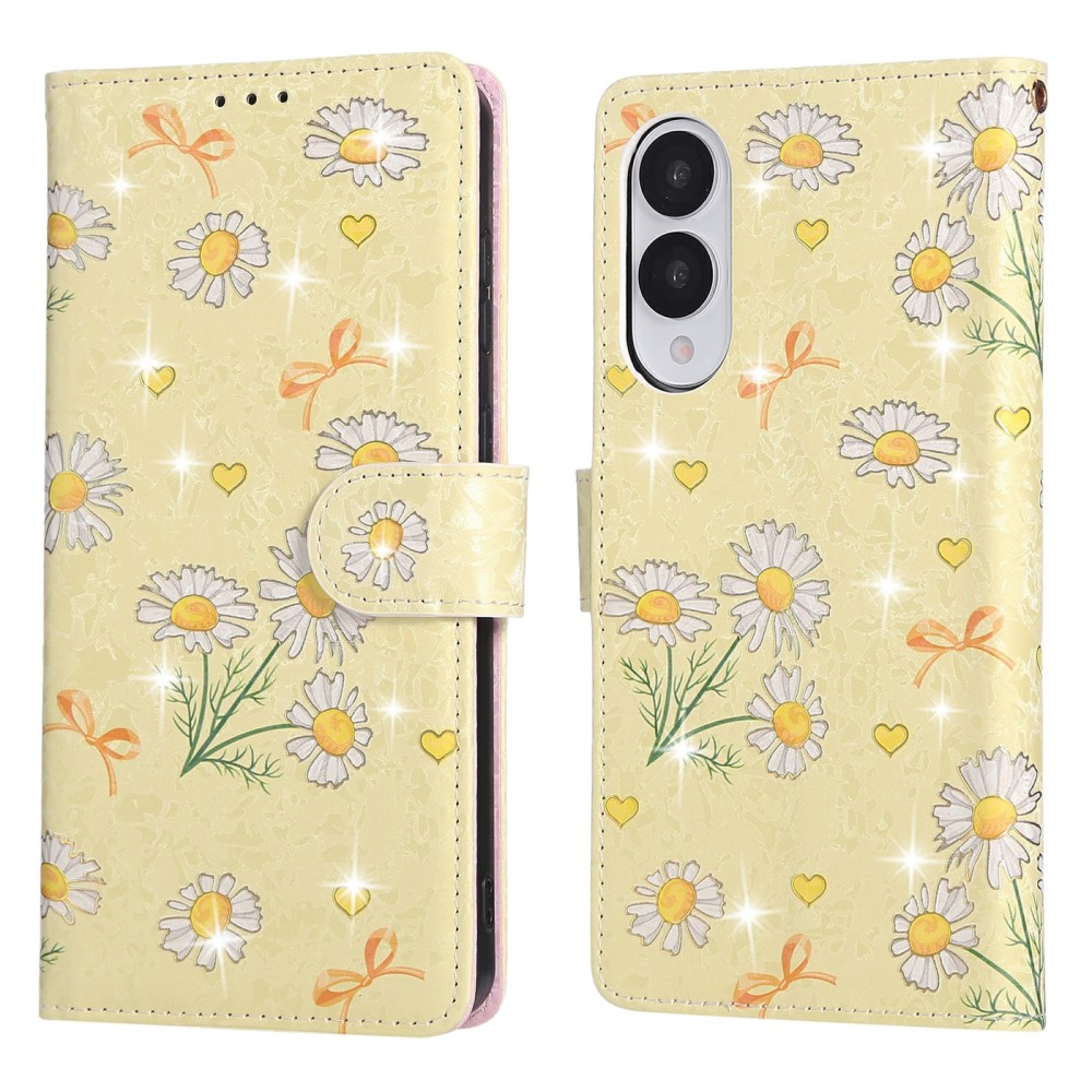 Samsung Galaxy S25 Edge Fodral RFID Yellow Daisy