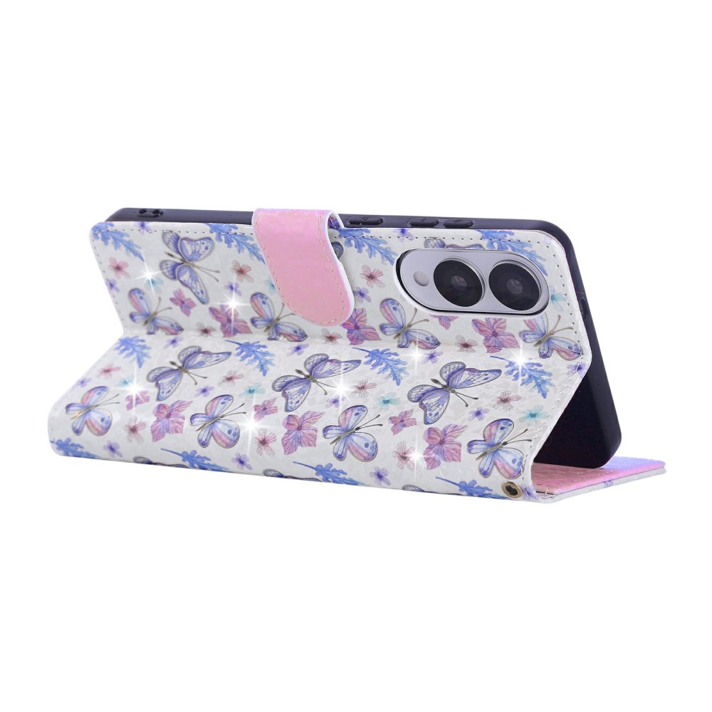  Samsung Galaxy S25 Edge Fodral RFID Fjärilar / Blommor