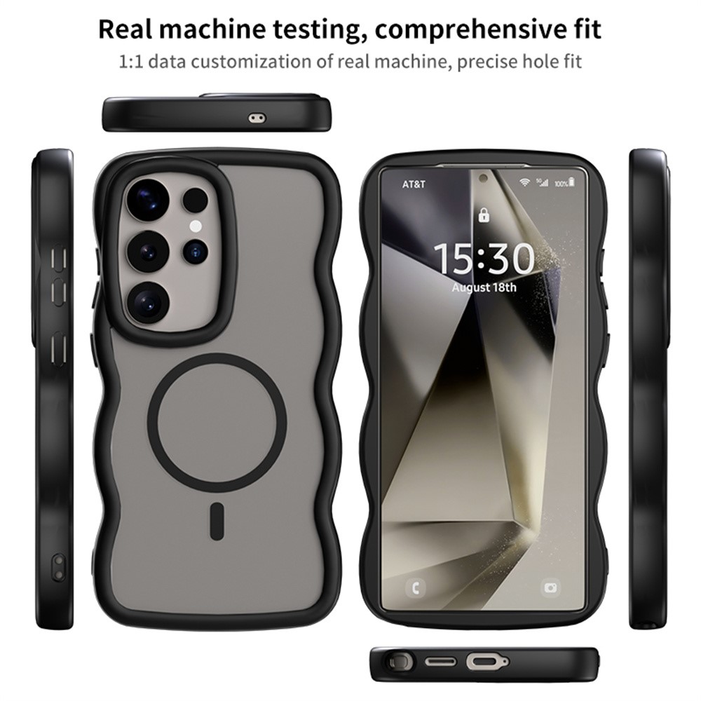  Samsung Galaxy S25 Ultra Skal MagSafe Wavy Matt Lila