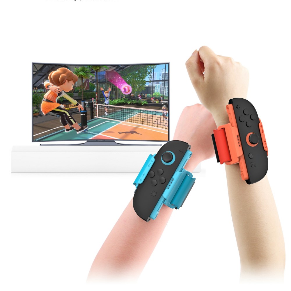 DOBE DOBE 2-PACK Nintendo Switch 2 Joy-Con Armband Röd / Blå