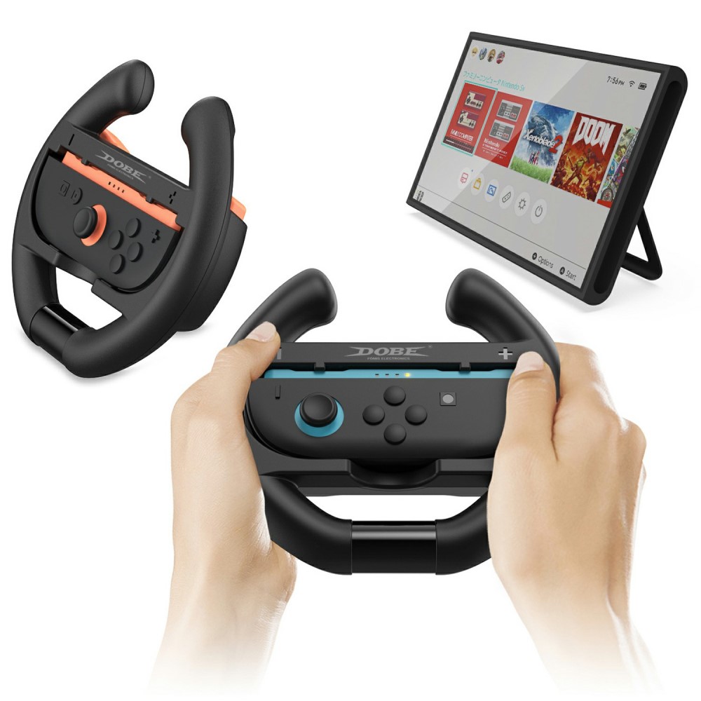 DOBE DOBE 2-PACK Nintendo Switch 2 Joy-Con Ratt Svart