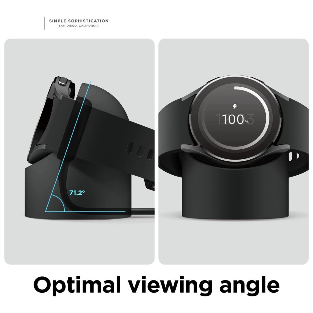  Samsung Galaxy Watch 5/5 Pro/6/7/FE Silikon Stativ Ljus Blå