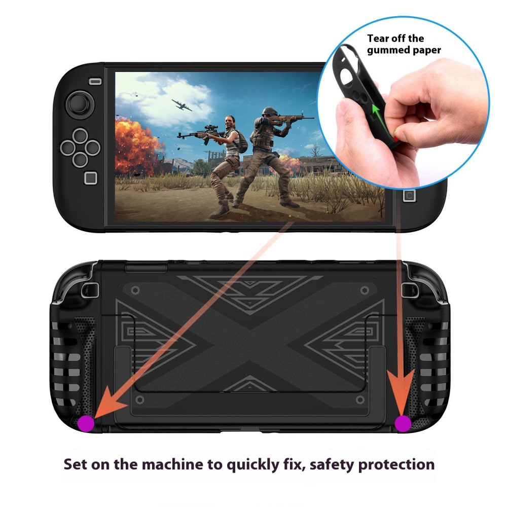  Nintendo Switch 2 Skal Med Stativ Hybrid Svart