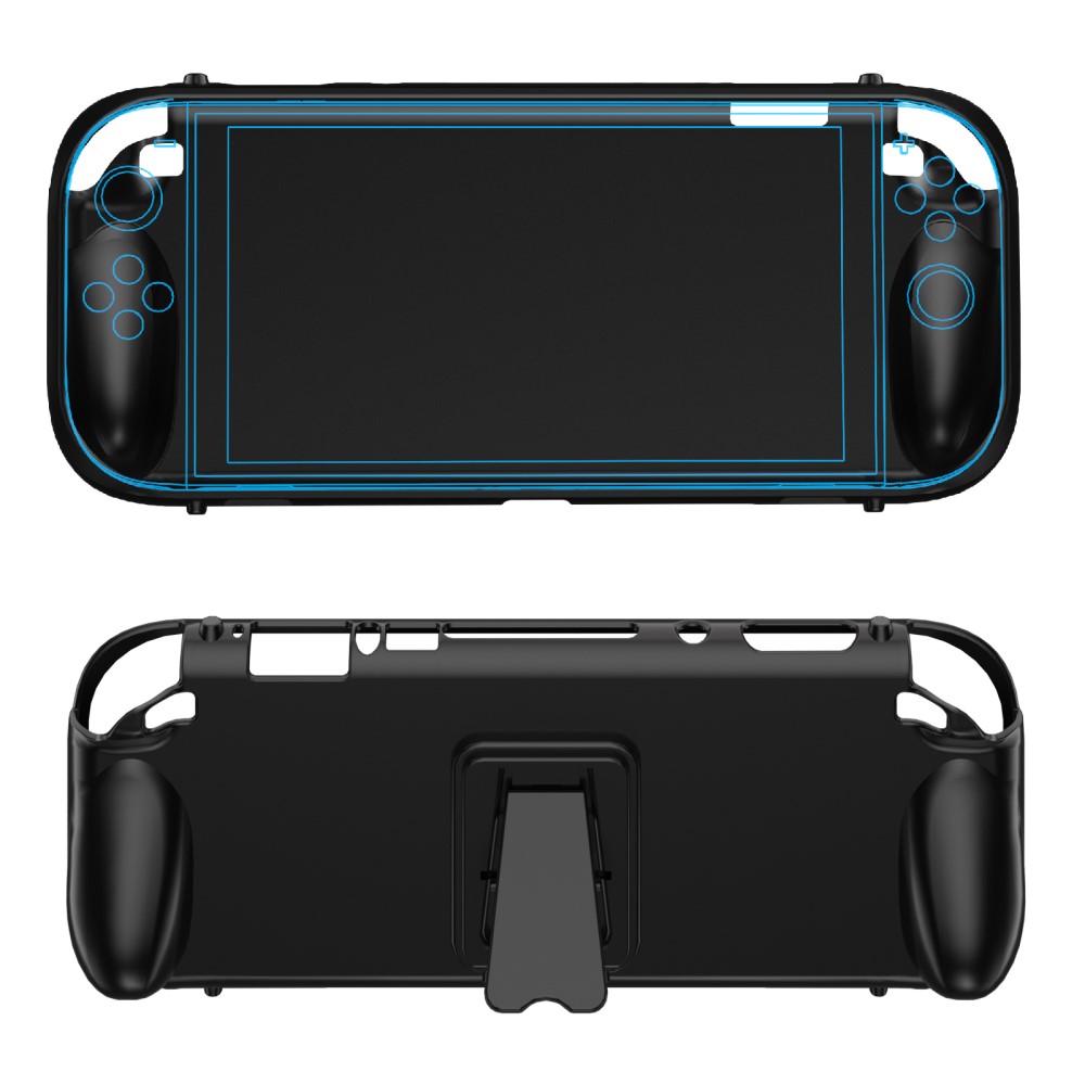 JYS JYS Nintendo Switch 2 Skal TPU Kickstand Svart