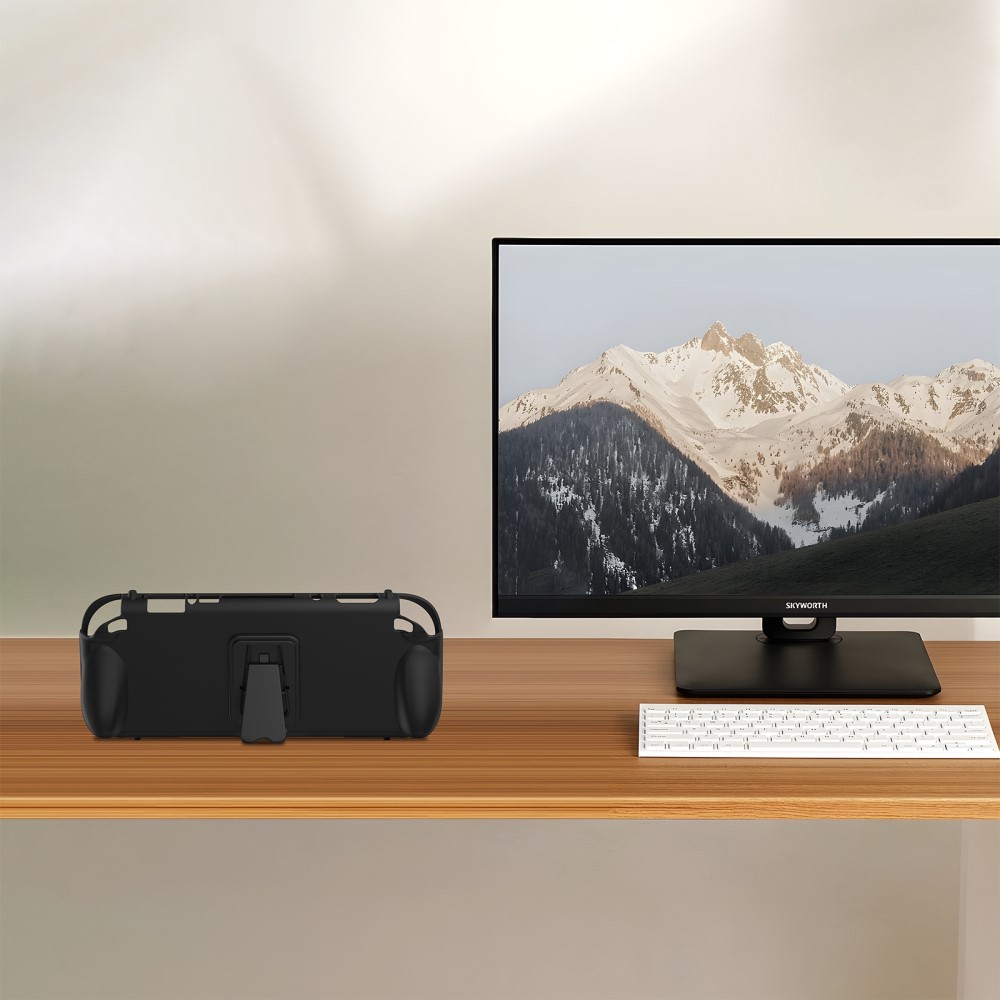 JYS JYS Nintendo Switch 2 Skal TPU Kickstand Svart
