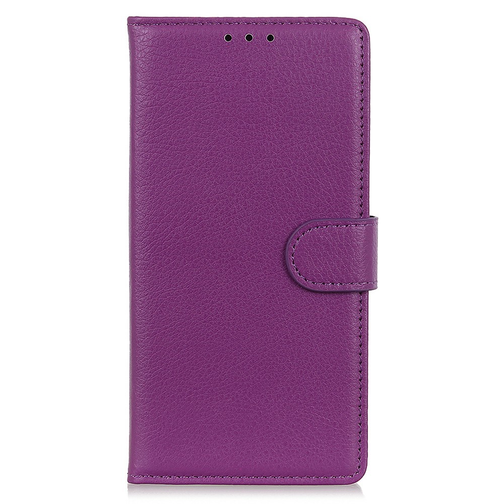  Sony Xperia 1 VII Fodral Litchi Läder Lila