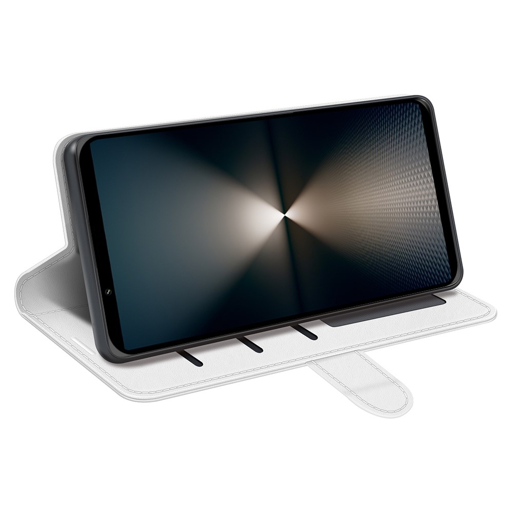  Sony Xperia 1 VII Fodral Crazy Horse Läder Vit