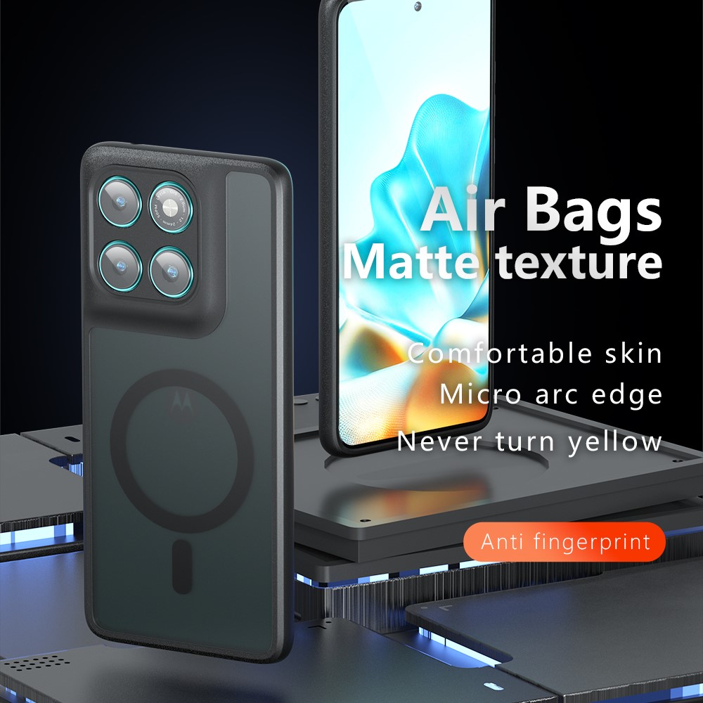  Motorola Edge 60 / 60 Fusion Skal MagSafe Hybrid Svart