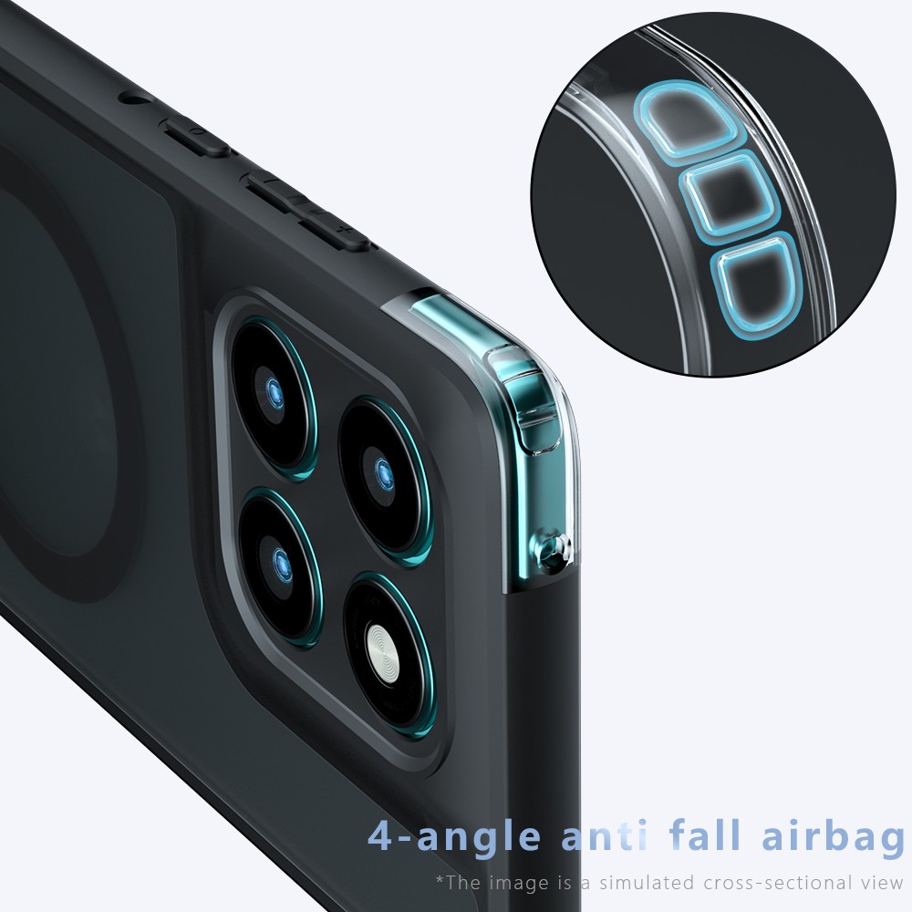  Motorola Edge 60 / 60 Fusion Skal MagSafe Hybrid Svart