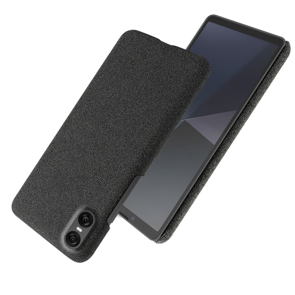  Sony Xperia 10 VII Skal Tygbelagt Svart