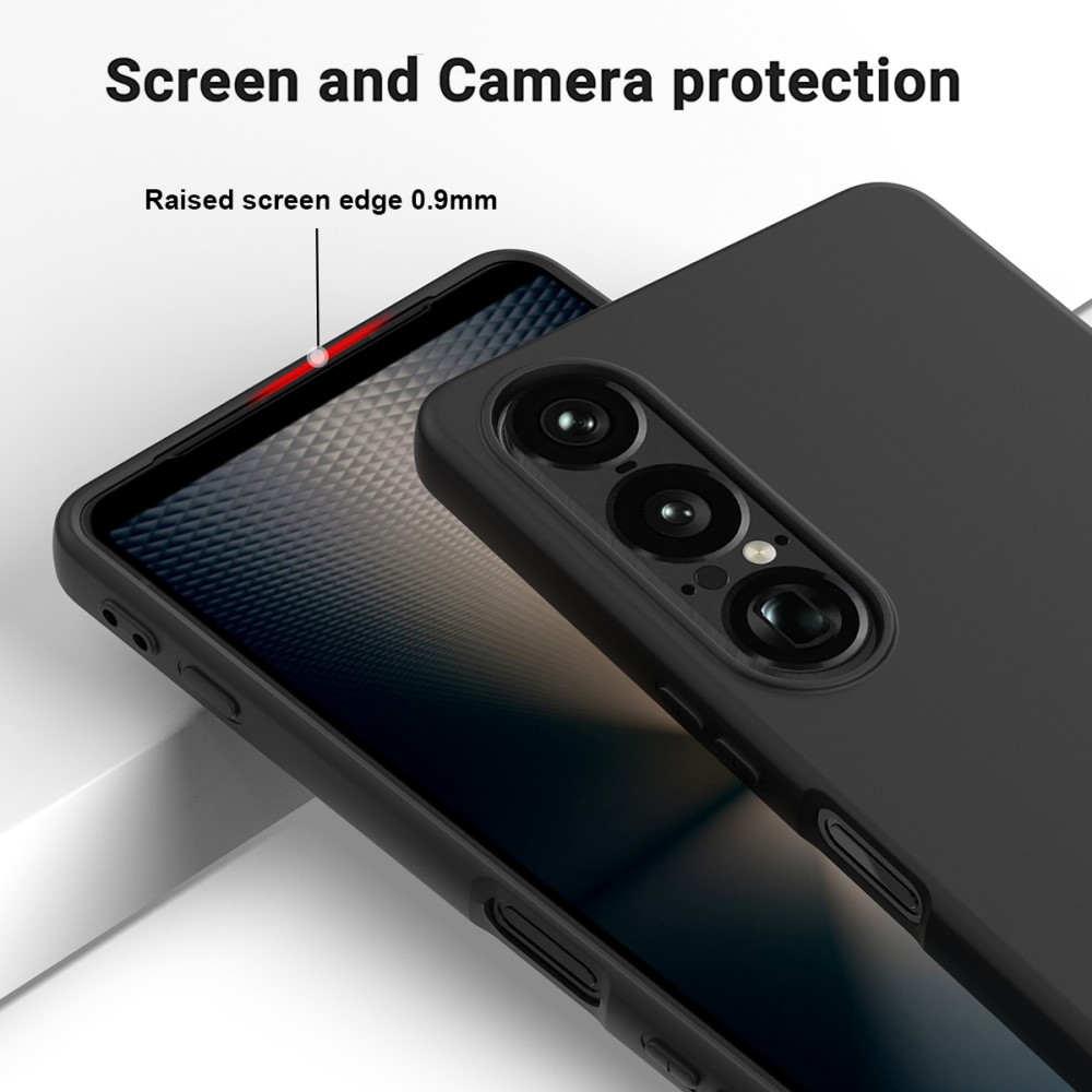 Sony Xperia 1 VII Skal Liquid Silikon Svart