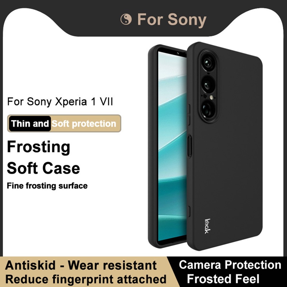 IMAK IMAK Sony Xperia 1 VII Skal TPU Soft Svart