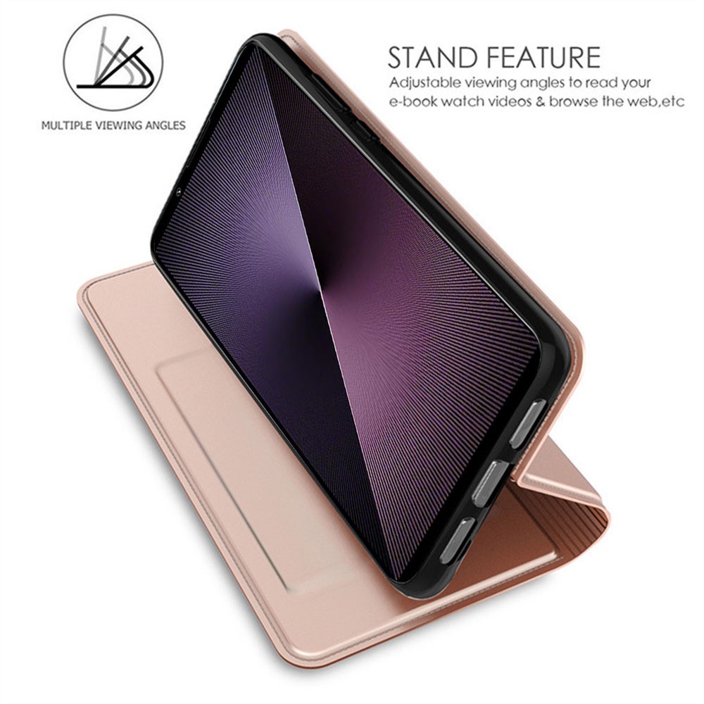  Sony Xperia 1 VII Fodral Flip Läder Roséguld