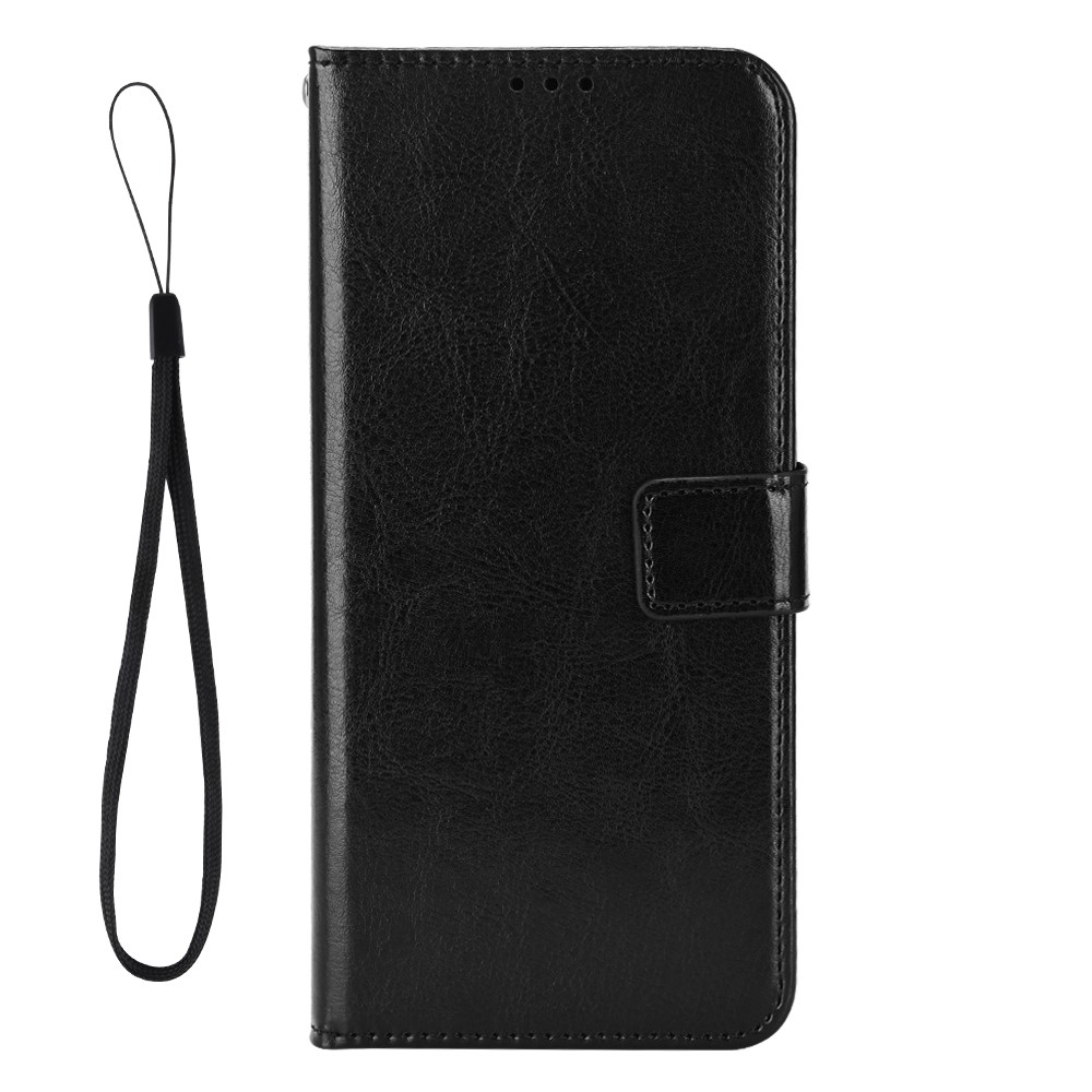  Sony Xperia 1 VII Fodral Crazy Horse Läder Svart