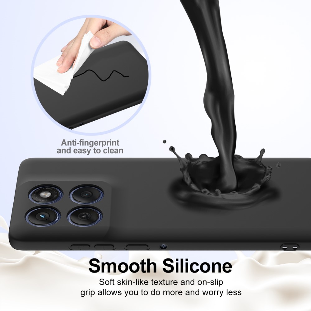  Motorola Edge 60 / 60 Fusion Skal MagSafe Liquid Silikon Svart