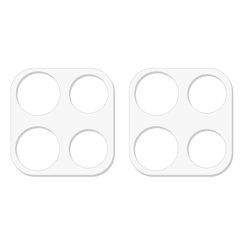 Motorola Edge 60 / 60 Fusion 2-PACK Linsskydd Transparent