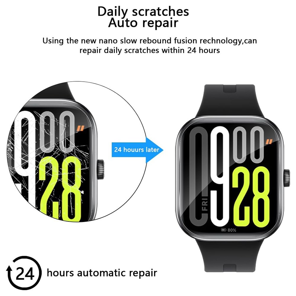  Xiaomi Redmi Watch 5 3-PACK Skärmskydd TPU