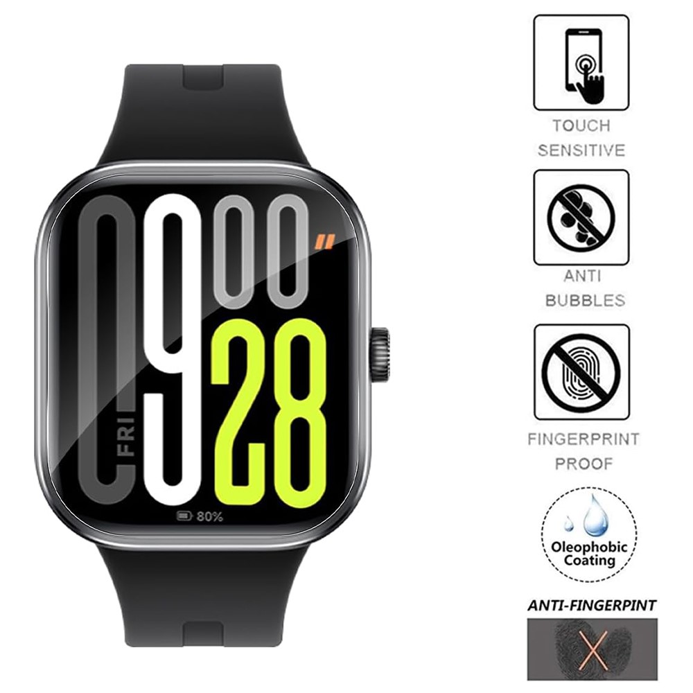  Xiaomi Redmi Watch 5 3-PACK Skärmskydd TPU