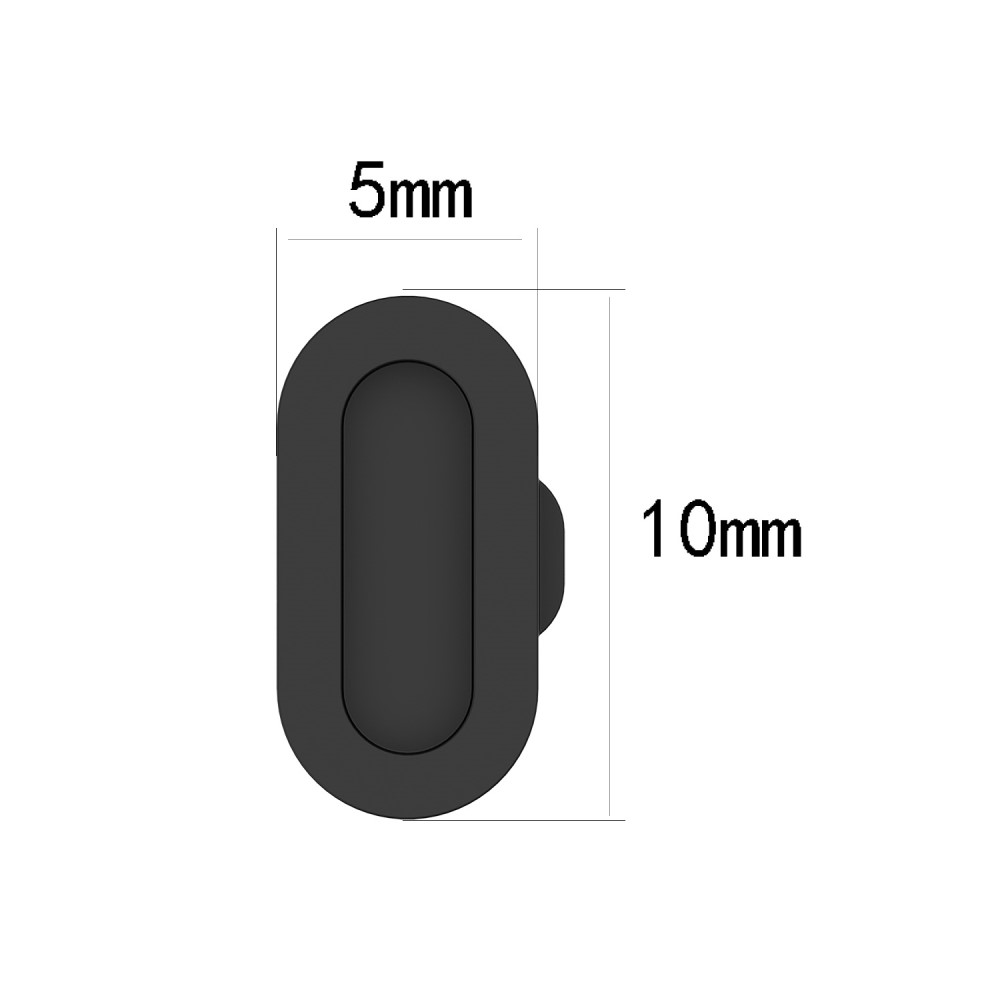  Garmin Forerunner 265/265S/965 Dammplugg Silikon Svart