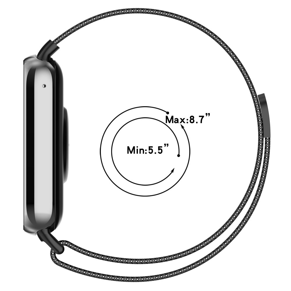 Xiaomi Smart Band 9 Pro/8 Pro/Redmi Watch 5/4 Armband Milanese