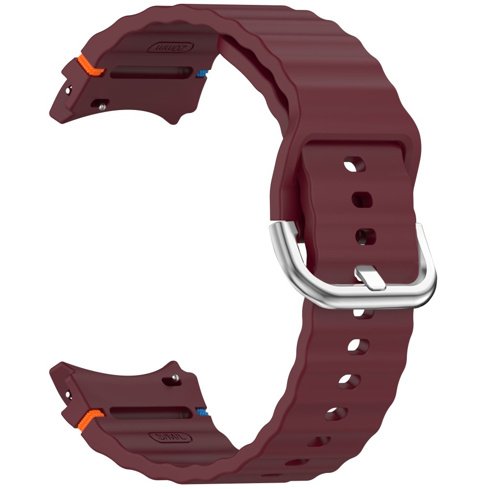  Galaxy Watch 5/5 Pro/6/7/FE Armband Silikon Wave Design