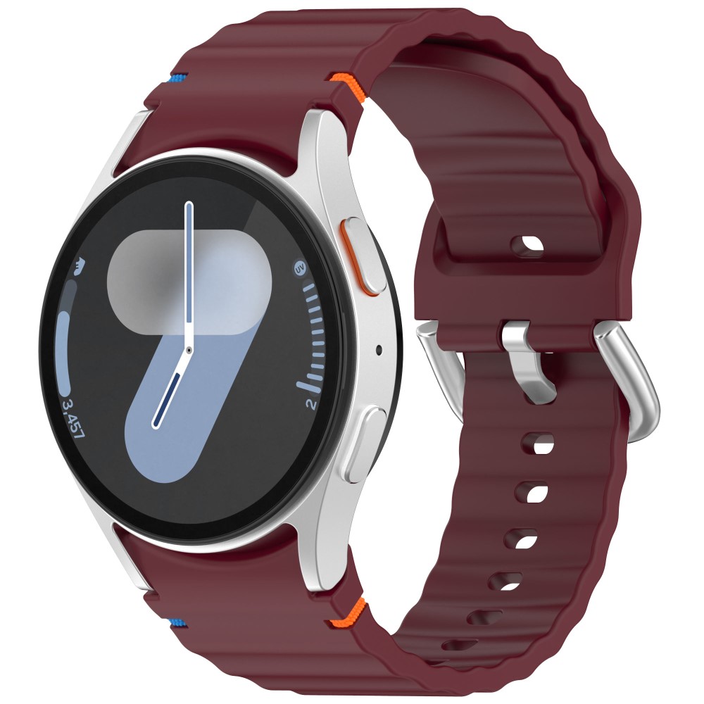  Galaxy Watch 5/5 Pro/6/7/FE Armband Silikon Wave Design