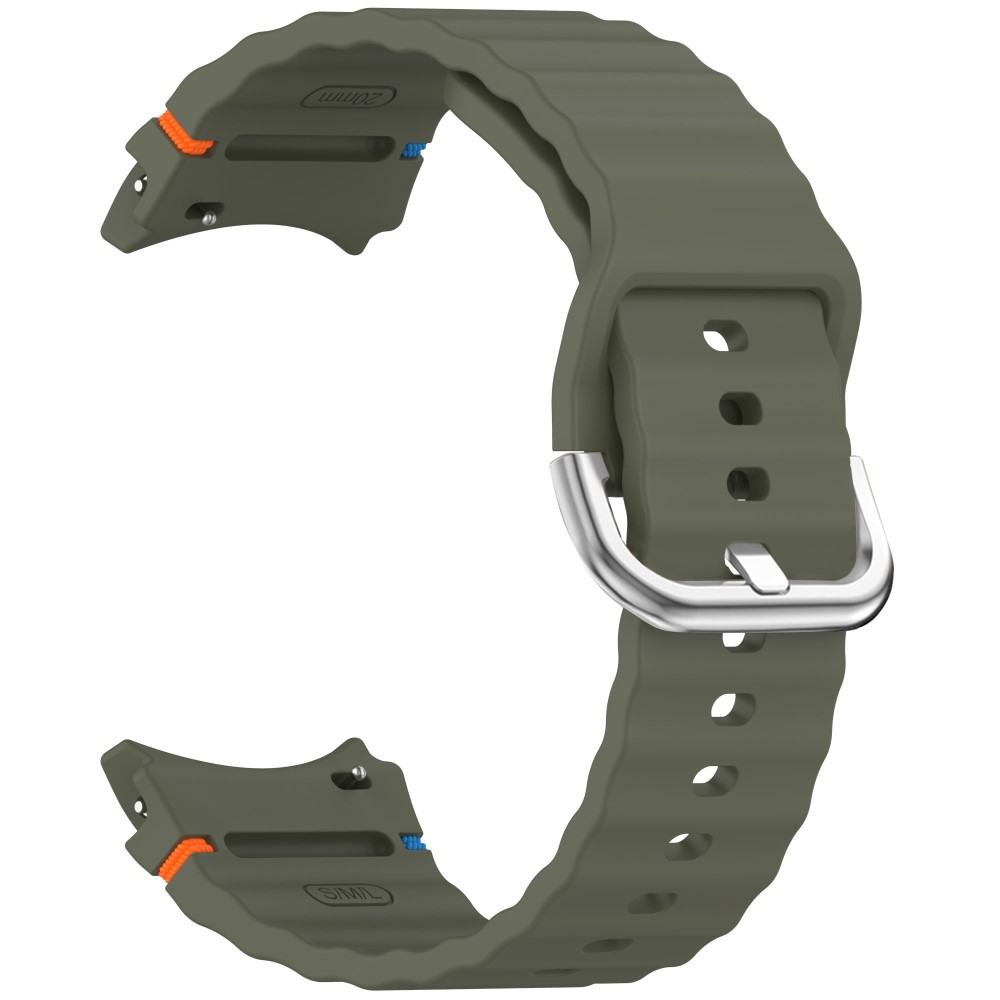  Galaxy Watch 5/5 Pro/6/7/FE Armband Silikon Wave Design