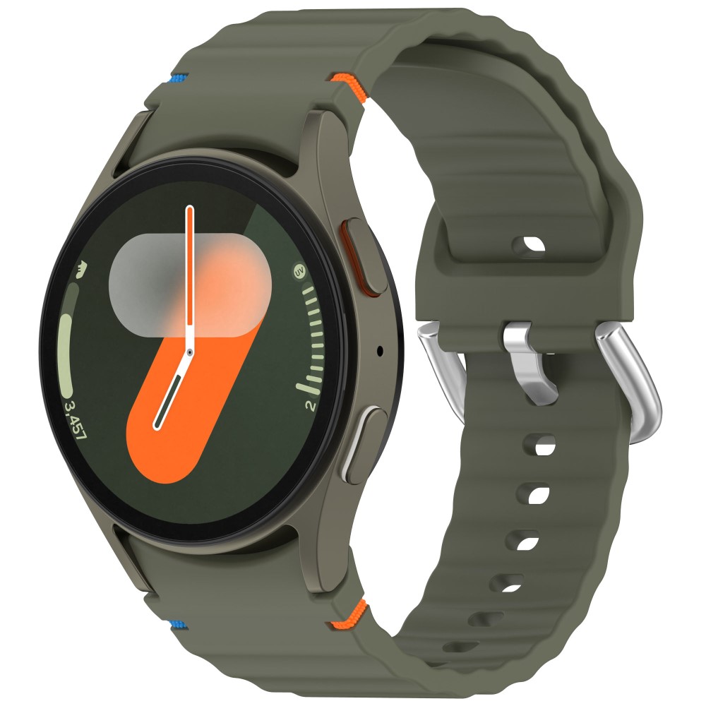  Galaxy Watch 5/5 Pro/6/7/FE Armband Silikon Wave Design