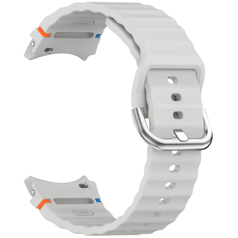  Galaxy Watch 5/5 Pro/6/7/FE Armband Silikon Wave Design