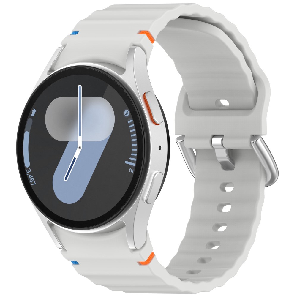  Galaxy Watch 5/5 Pro/6/7/FE Armband Silikon Wave Design