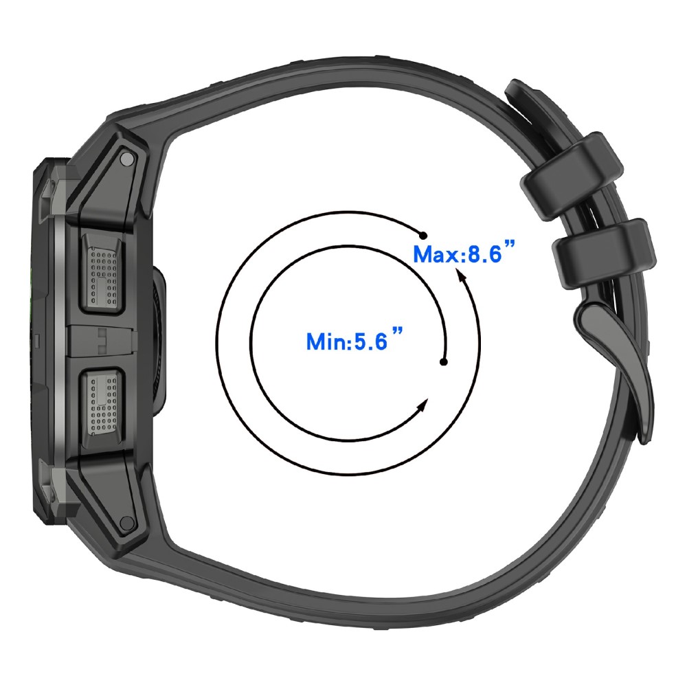  Garmin Instinct 3 45 mm Klockarmband Silikon Militär Grön