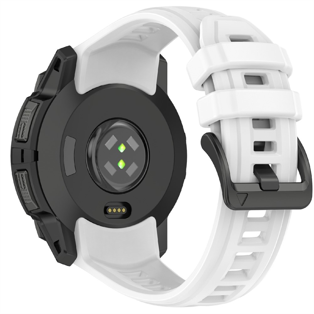  Garmin Instinct 3 50 mm Klockarmband Silikon Vit