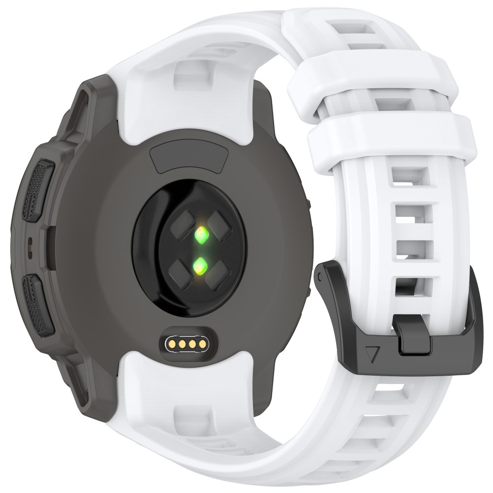  Garmin Instinct E 45 mm Klockarmband Silikon Vit