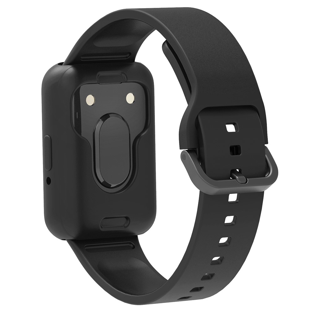  Samsung Galaxy Watch Fit 3 Skal / Armband Silikon Svart
