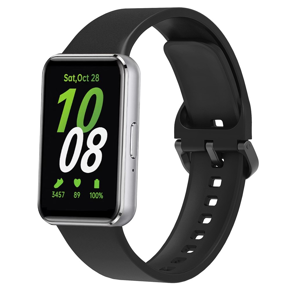  Samsung Galaxy Watch Fit 3 Skal / Armband Silikon Svart
