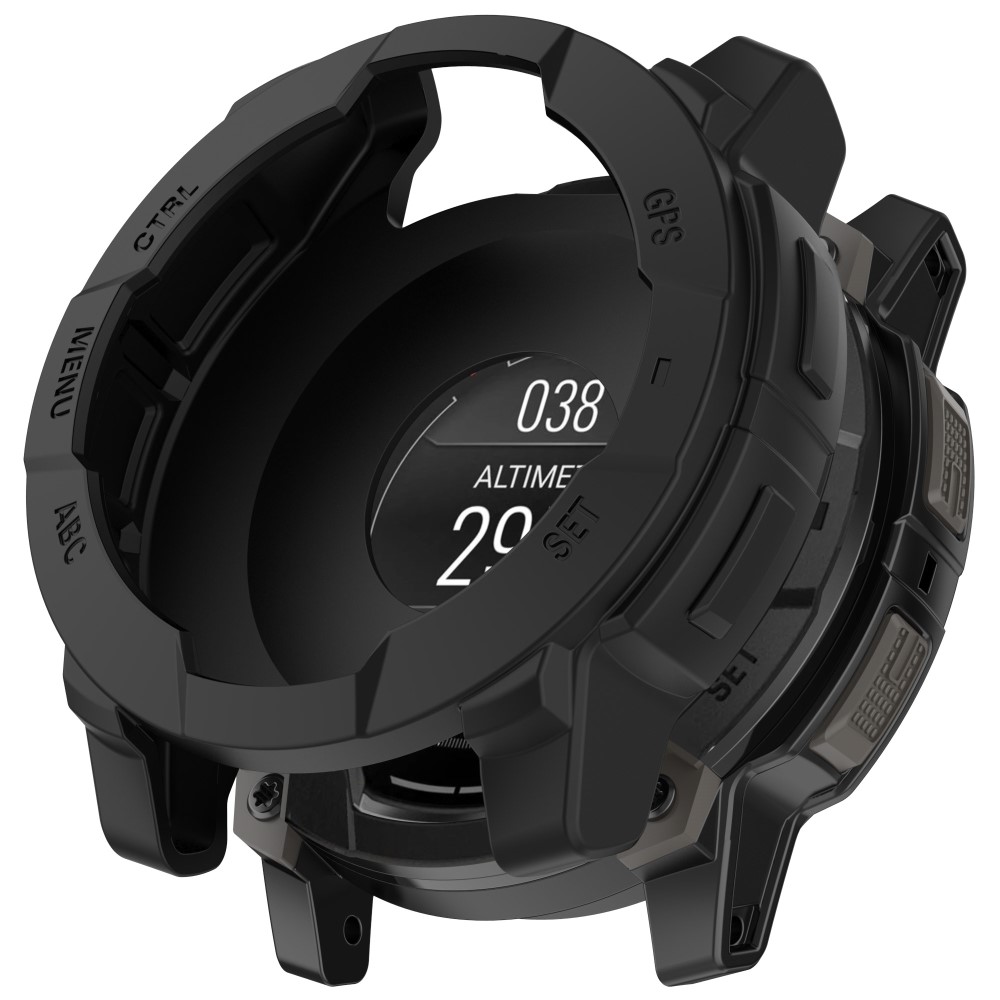 Garmin Instinct 3 45 mm Skal Silikon Shockproof Svart