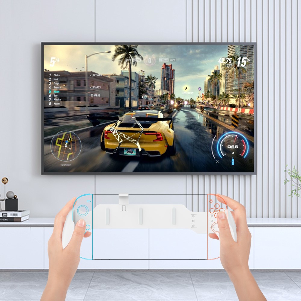 JYS JYS Nintendo Switch / Switch 2 Ergonomiskt Grepp Vit
