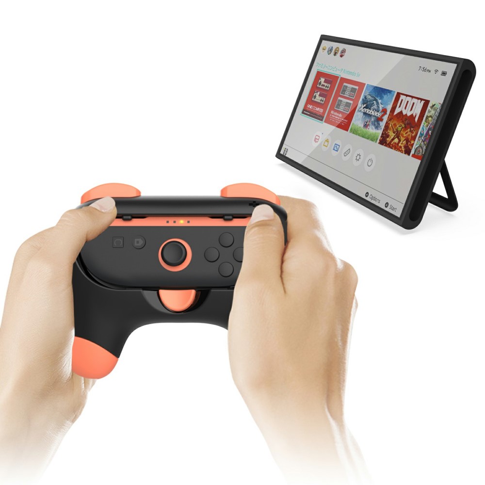 DOBE DOBE 2 st Nintendo Switch 2 Joy-Con Grip Röd / Blå