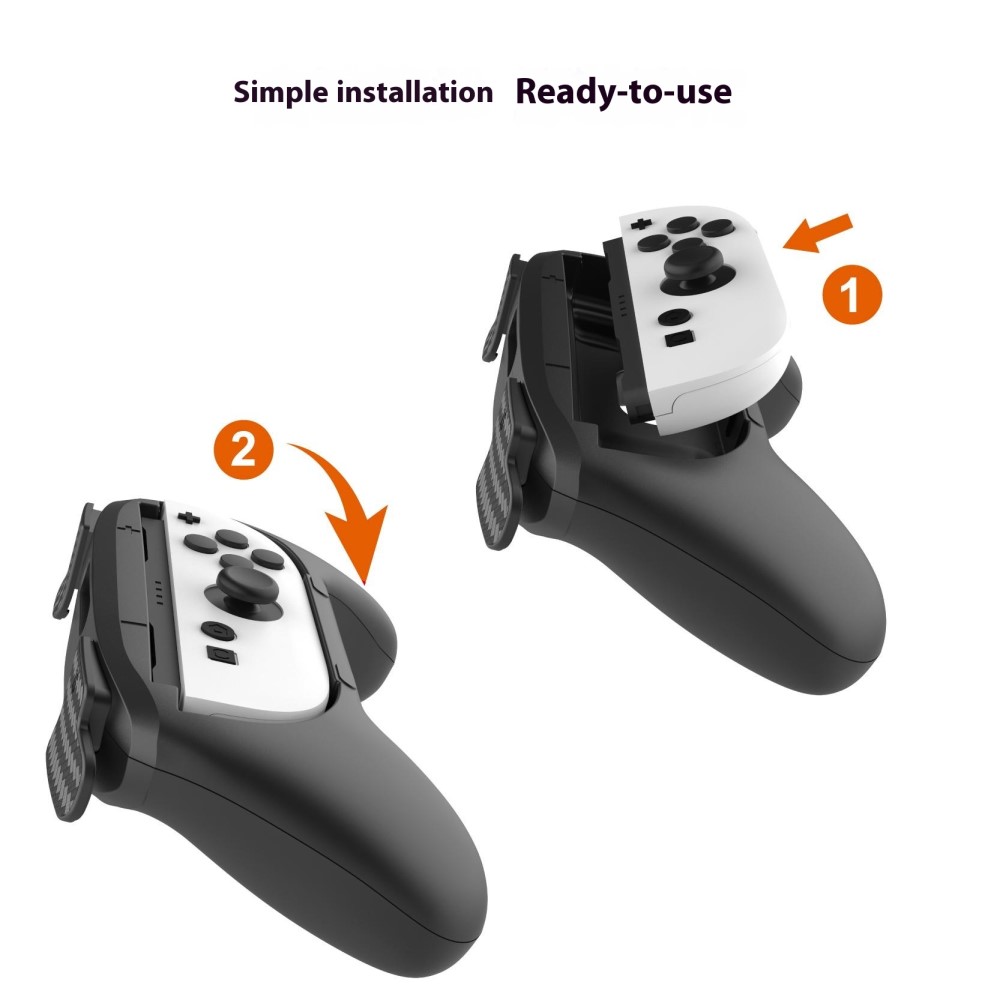 PGTECH PGTECH 2 st Nintendo Switch 2 Joy-Con Grip Svart