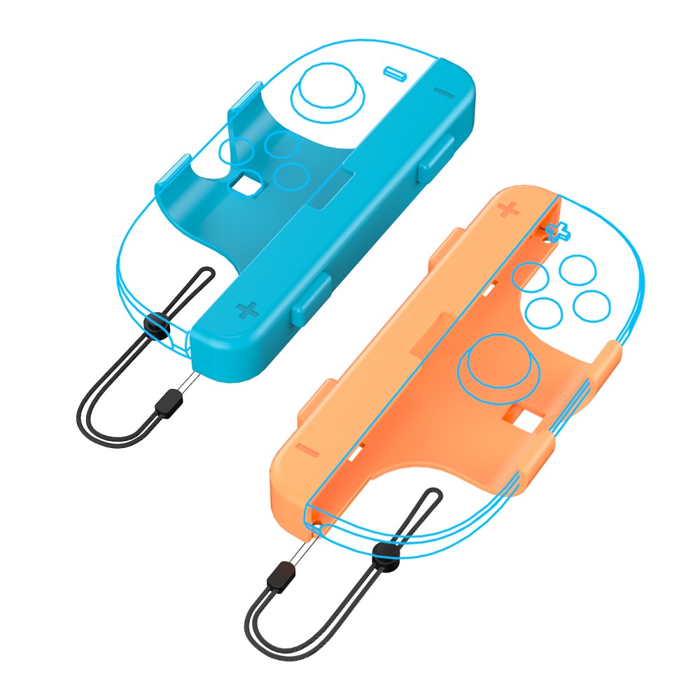 JYS JYS 2 st Nintendo Switch 2 Joy-Con Strap/Extender Blå / Röd
