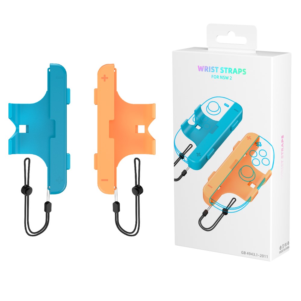 JYS JYS 2 st Nintendo Switch 2 Joy-Con Strap/Extender Blå / Röd